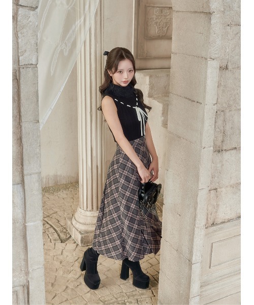 「Darich」 ロングスカート M ブラウン レディースの画像