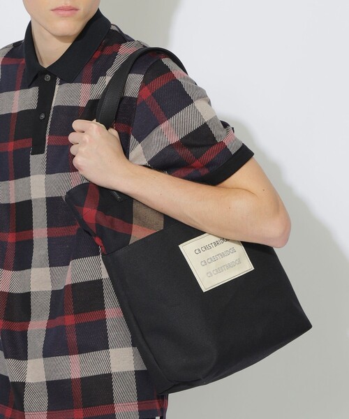 CB CRESTBRIDGE トートバッグ パーシャルチェックトート レディース