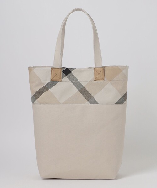 CB CRESTBRIDGE トートバッグ パーシャルチェックトート レディース
