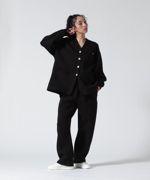 YENN タックパンツ ブラック YENN パンツ YENN（イエン）SPONDISH TUCK PANTS レディース
