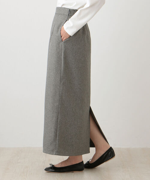 「Afternoon Tea」 ロングスカート MEDIUM グレー レディース_画像3