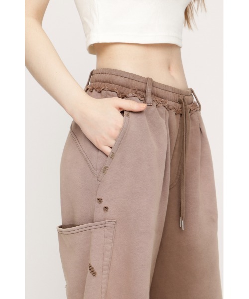 SLY（スライ） スウェットパンツ ジャージ SW TUCK HALF PT スウェット