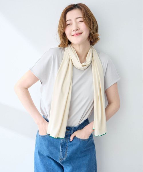 CROSSPLUS ONLINE カーディガン 「Wpc.」UVカット接触冷感3wayショール