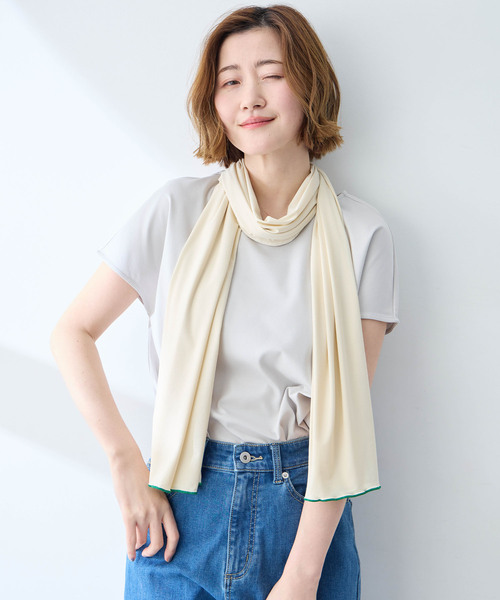 CROSSPLUS ONLINE カーディガン 「Wpc.」UVカット接触冷感3wayショール