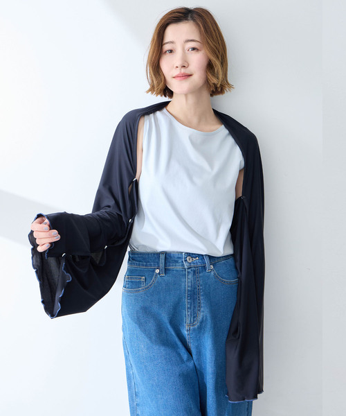 CROSSPLUS ONLINE カーディガン uvカット 「Wpc.」UVカット接触冷感