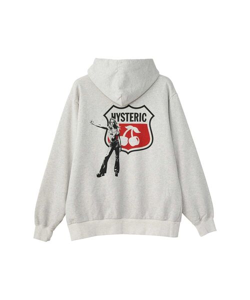 HYSTERIC GLAMOUR（ヒステリックグラマー） ジップアップパーカー X