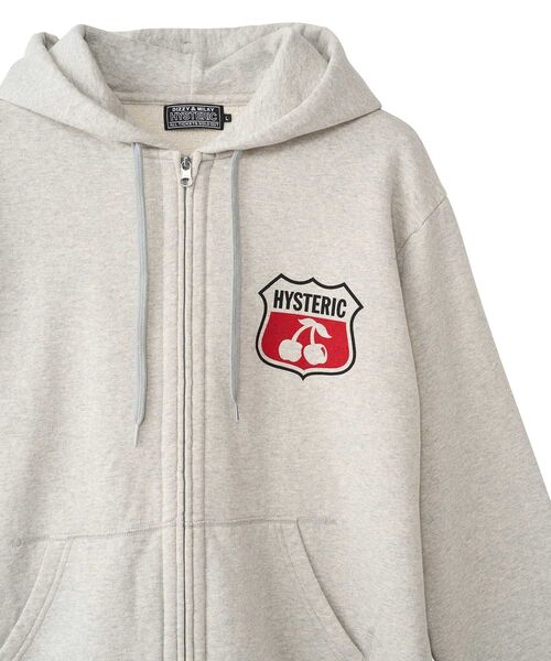 【美品】ヒステリックグラマー　ジップパーカー HYSTERIC GLAMOUR（ヒステリックグラマー） ジップアップパーカー X