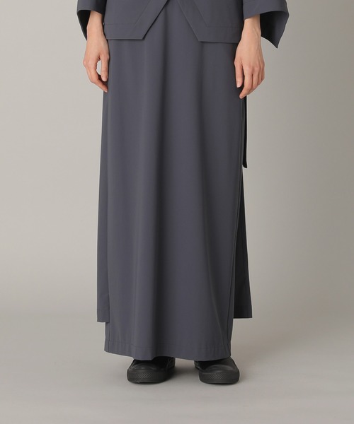 「ZUCCa」 ロングスカート M size ネイビー レディース_画像4