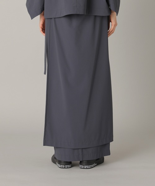 「ZUCCa」 ロングスカート M size ネイビー レディース_画像5
