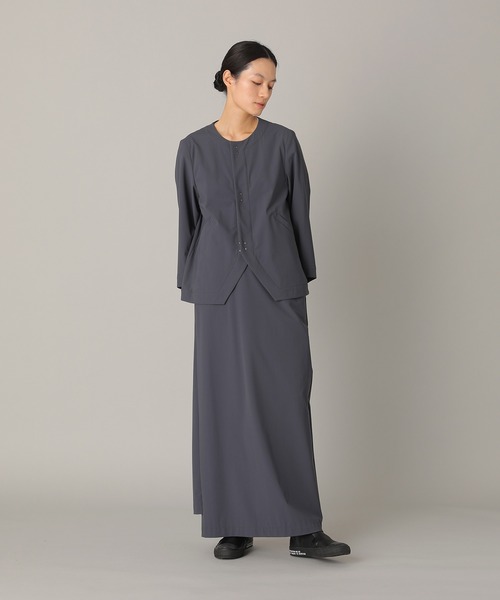 「ZUCCa」 ロングスカート M size ネイビー レディース_画像7