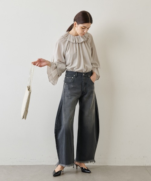 【緊急値下げ】美品 WhimGazette ウィムガゼット デニムパンツ 38M Whim Gazette（ウィム ガゼット） デニムパンツ 38 ブルー レディース