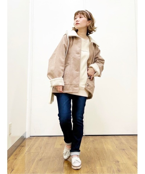 「HONEYSUCKLE ROSE」 ジャケット M ベージュ レディース_画像8