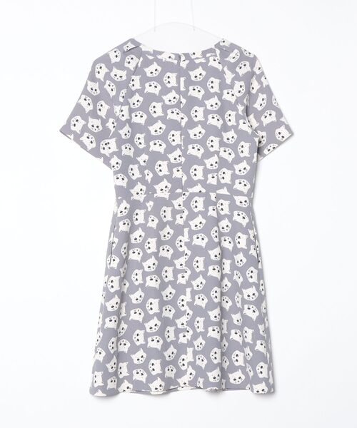 「PAUL&JOE SISTER」 半袖ワンピース 38 グレー レディース_画像2