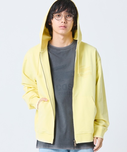 LACOSTE（ラコステ） ジップアップパーカー 4 ピンク レディース
