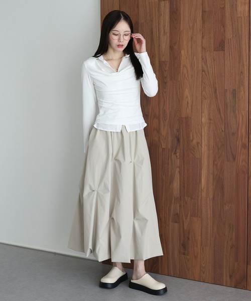 「J by blue」 長袖シャツ MEDIUM ブラック レディース_画像2