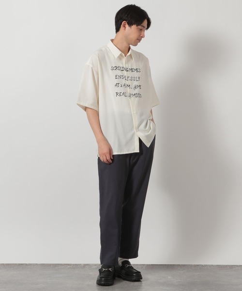 LAKOLE（ラコレ） パンツ プレーンウィーブドライスリムパンツ