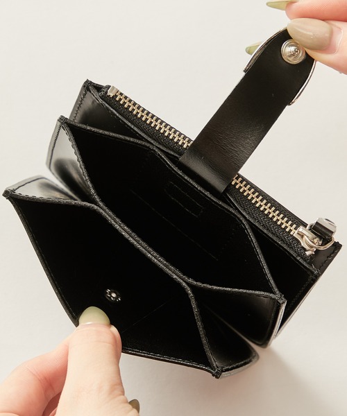 【お値段挑戦】TOGA PULLA ブラックレザー財布 TOGA PULLA（トーガ プルラ） 財布 FREE ブラック レディース