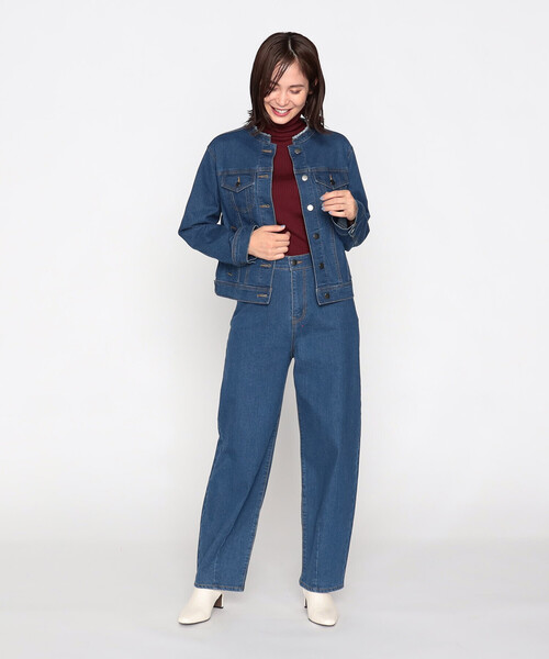 COMME CA ISM（コムサイズム） デニムジャケット LARGE ブルー 