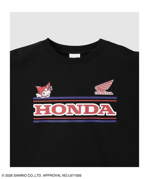 sanrio（サンリオ） tシャツ 半袖 「HONDA×Sanrio」 クロミ コラボT