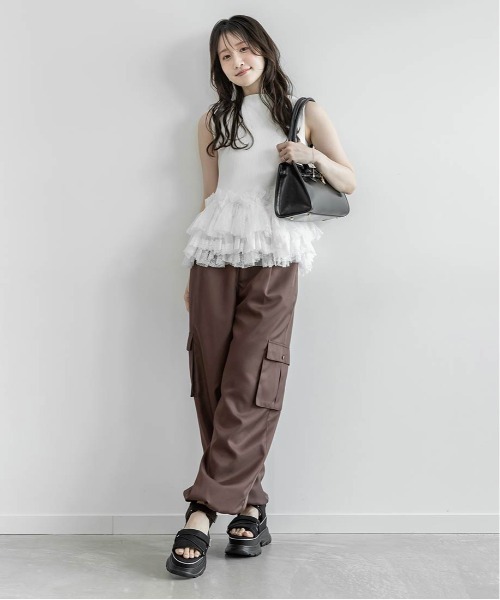 RANDA（ランダ） 厚底 スポーツサンダル サンダル シルバーパーツ