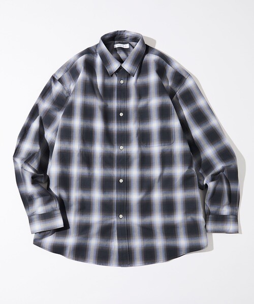 「FREAK'S STORE」 長袖シャツ LARGE ブラック メンズ_画像8