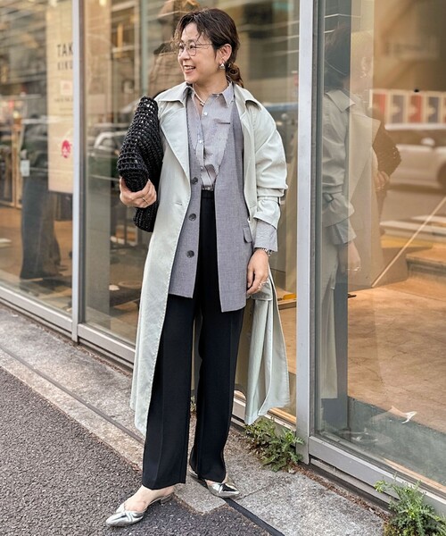 「NOLLEY'S Sophi」 ブーツカットパンツ 36 ブラック レディース_画像5