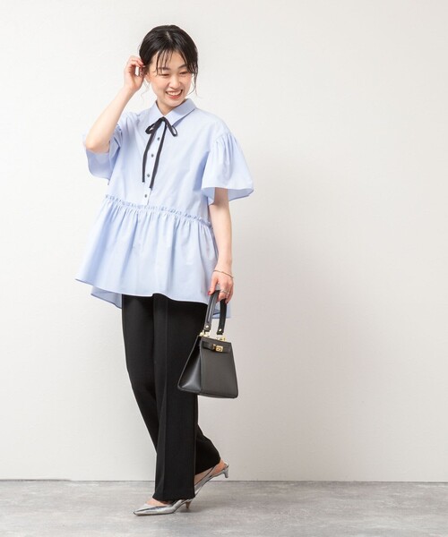 「NOLLEY'S Sophi」 ブーツカットパンツ 36 ブラック レディース_画像7