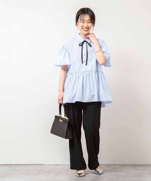 「NOLLEY'S Sophi」 ブーツカットパンツ 36 ブラック レディース_画像8