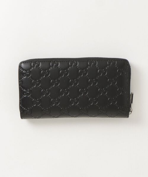 GUCCI（グッチ） シマレザー ドリアン ラウンドファスナー財布