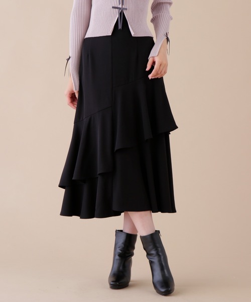 「JILL by JILL STUART」 ロングスカート MEDIUM ブラック系その他 レディース_画像2