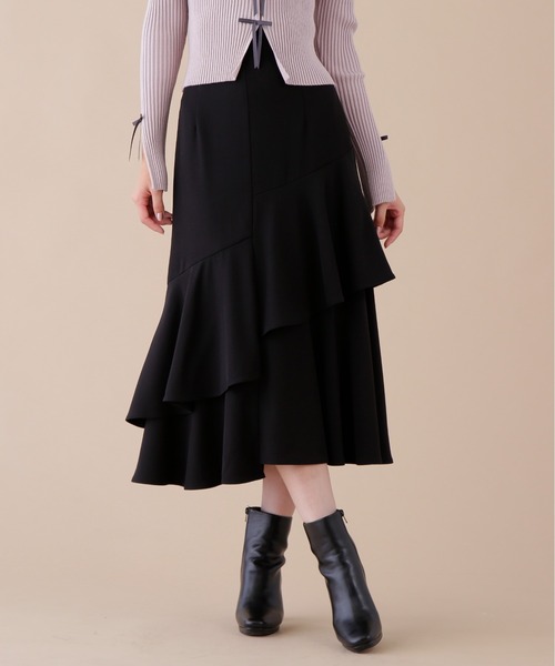 「JILL by JILL STUART」 ロングスカート MEDIUM ブラック系その他 レディース_画像3