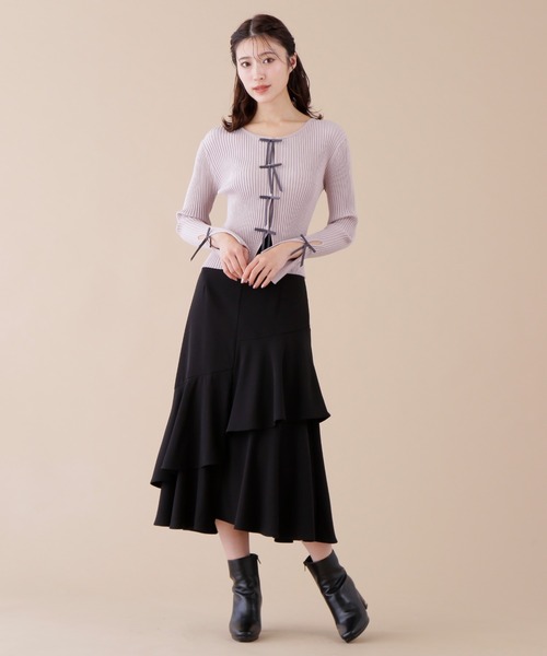 「JILL by JILL STUART」 ロングスカート MEDIUM ブラック系その他 レディース_画像4
