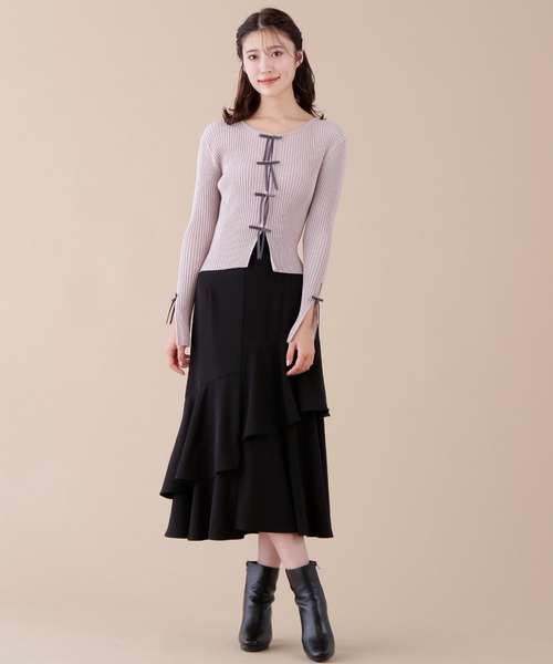 「JILL by JILL STUART」 ロングスカート MEDIUM ブラック系その他 レディース_画像5