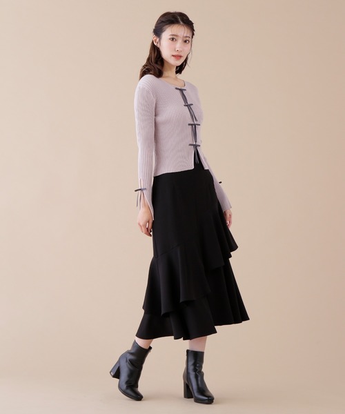 「JILL by JILL STUART」 ロングスカート MEDIUM ブラック系その他 レディース_画像6