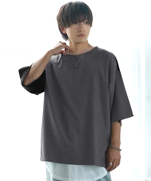 MinoriTY（マイノリティ） tシャツ 「MinoriTY」バイカラー切り替え