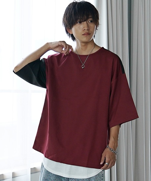 MinoriTY（マイノリティ） tシャツ 「MinoriTY」バイカラー切り替え