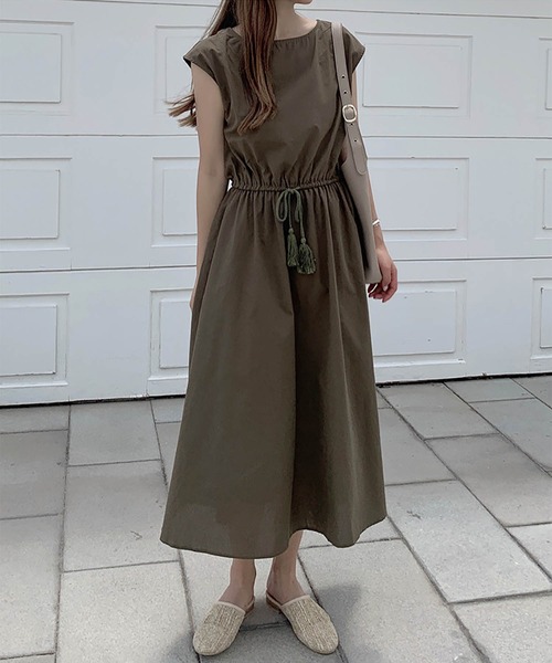 ワンピース Osharesta Tokyo 大人キレイめ タッセルベルトコットンワンピース Zozotown Paypayモール店 通販 Paypayモール