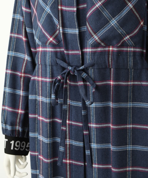 安い新品 ワンピース LOGO CUFFS PLAID SHIRT DRESS ZOZOTOWN PayPayモール店 - 通販 - PayPayモール 正規品低価