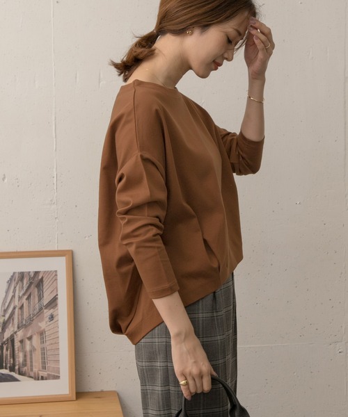 新品タグ付◉コットンポンチタックプルオーバー DOORS URBAN RESEARCH DOORS（アーバンリサーチドアーズ） tシャツ コットン