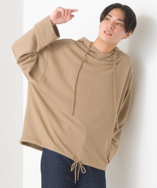 OMNES Another Edition トレーナー スウェット メンズ 裏毛裾ドロー