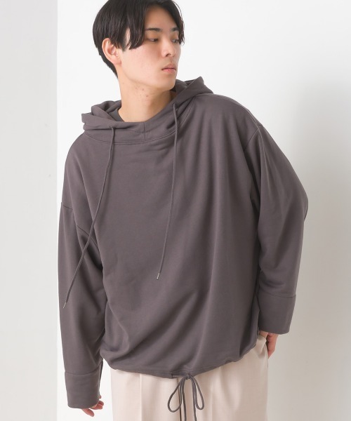 OMNES Another Edition トレーナー スウェット メンズ 裏毛裾ドロー