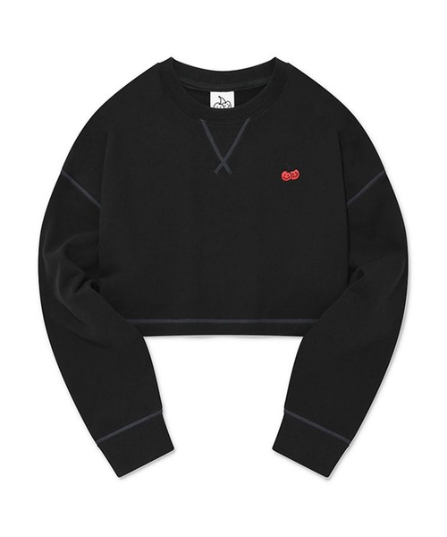 トレーナー スウェット KIRSH DOODLE CHERRY CROP SWEAT LS/キルシー 