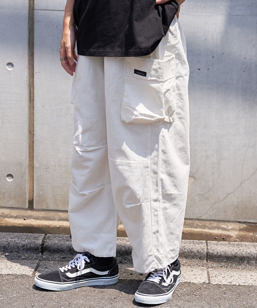 SETUP7（セットアップセブン） カーゴパンツ 「SETUP7」タックデザイン