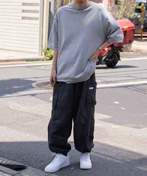 即日発送‼️EPNKスナップボタンタックカーゴパンツ EPNK】Snap button tuck cargo pants / スナップボタンタック