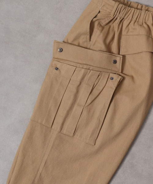 FUNALIVE カーゴパンツ ツイル 裾コード 6POCKET カーゴ