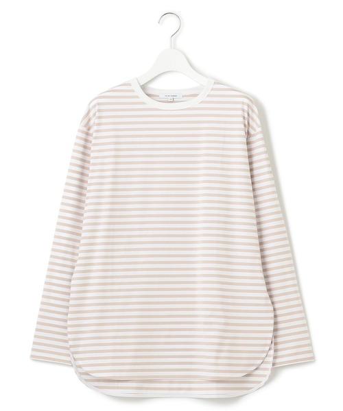 23区　美品❗️コットンベアジャージー ロング Tシャツ 23区 tシャツ 「大好評素材/洗える」コットンベアジャージー