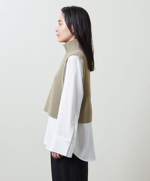 MARW UNITED ARROWS＞ニットベスト＆シャツコンビ（シャツ