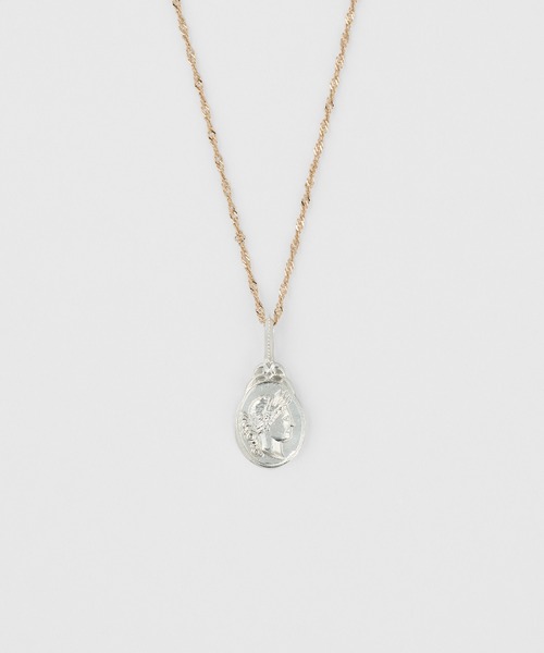 agete（アガット） ネックレス K10／シルバーチャームセットネックレス