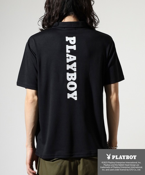 PLAYBOY（プレイボーイ） ポロシャツ 吸汗速乾ポロシャツ メンズ 
