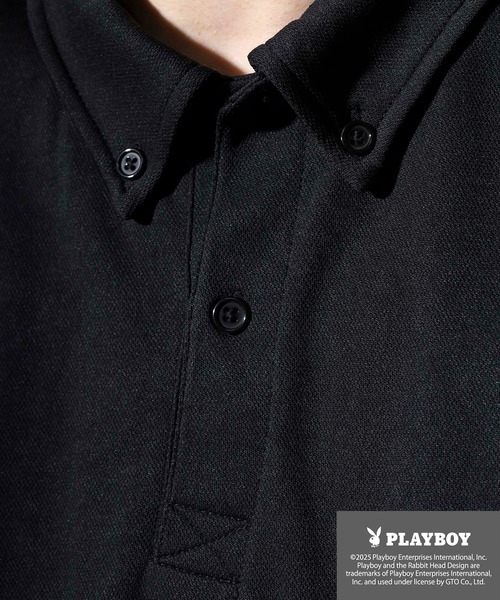 PLAYBOY（プレイボーイ） ポロシャツ 半袖 吸汗速乾ポロシャツ メンズ